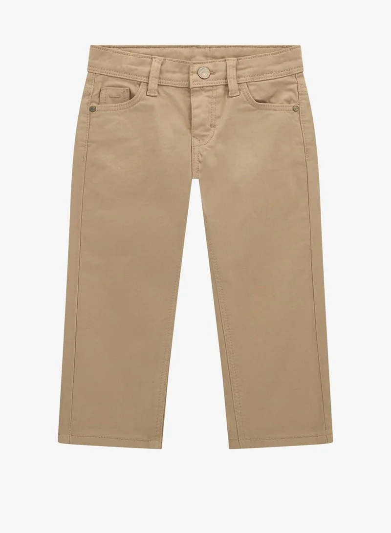 GUESS Kids Sateen Straight Fit Pants