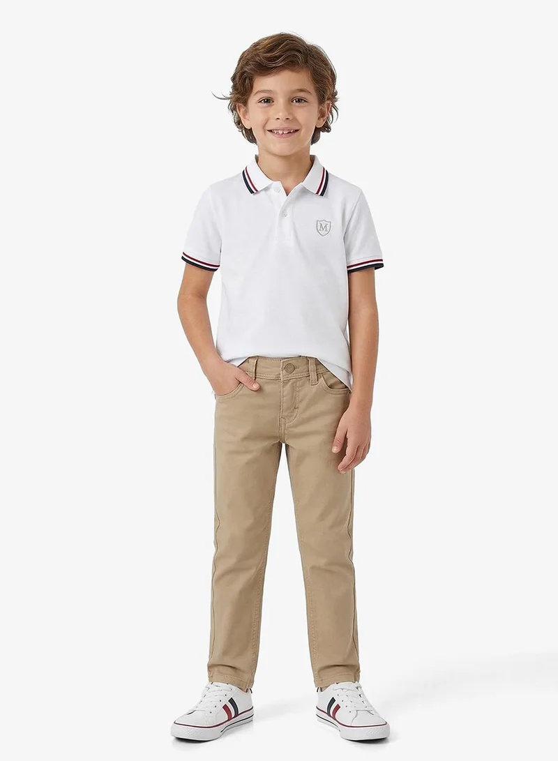 GUESS Kids Sateen Straight Fit Pants