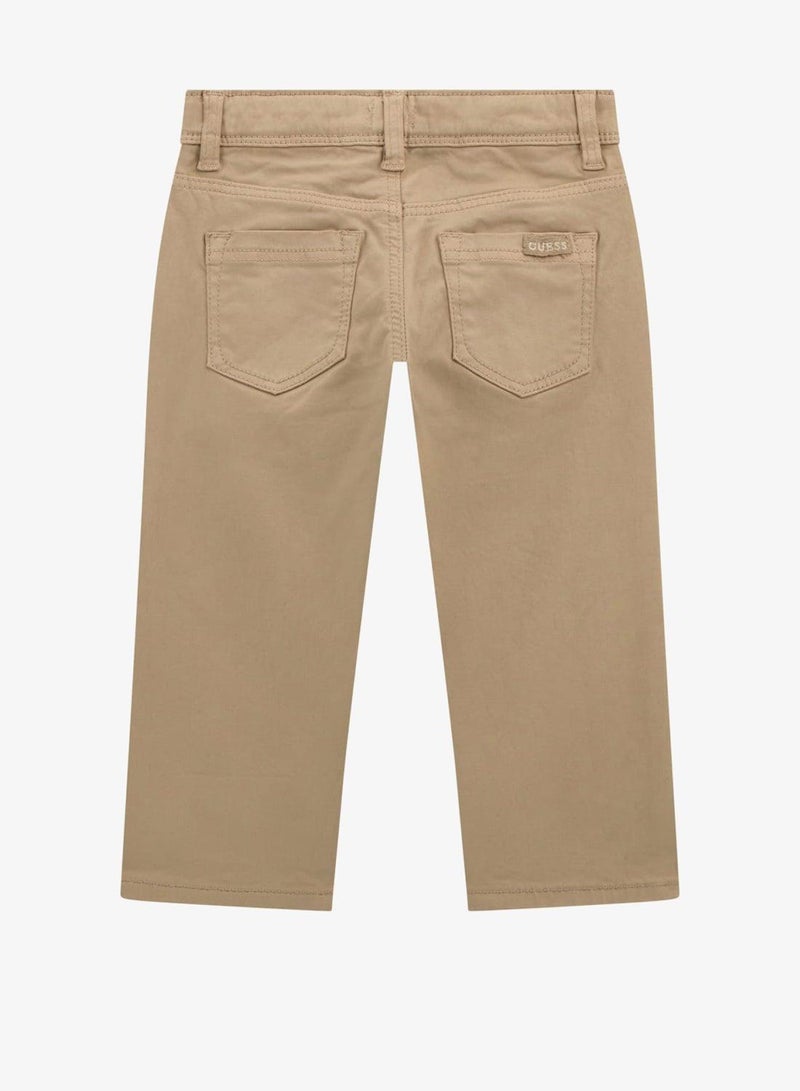 GUESS Kids Sateen Straight Fit Pants - Image 3