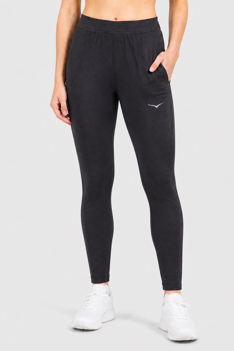 Hoka Women Sportswear Fit Training Leggings, Black - Image 1