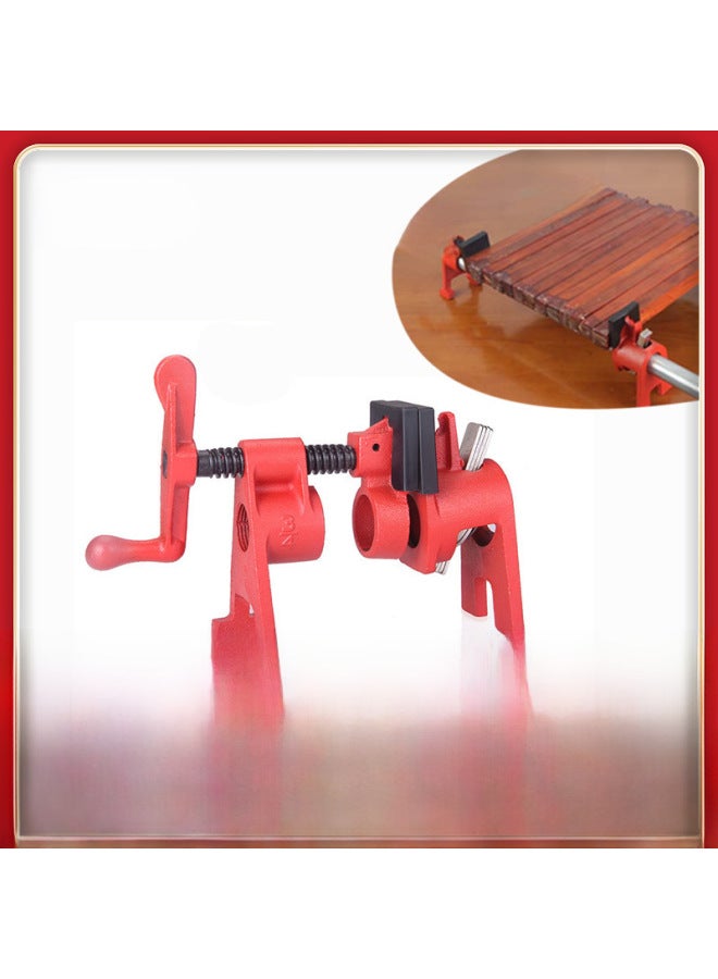 Tongchen Rocker Type Water Pipe Clamp Woodworking Clamp Quick Fixing Clamp Plate Clamp 4 Points 6 Points Woodworking Clamp-Specifications And Models:Steel * 6 Orange Simple Leg  - Image 2