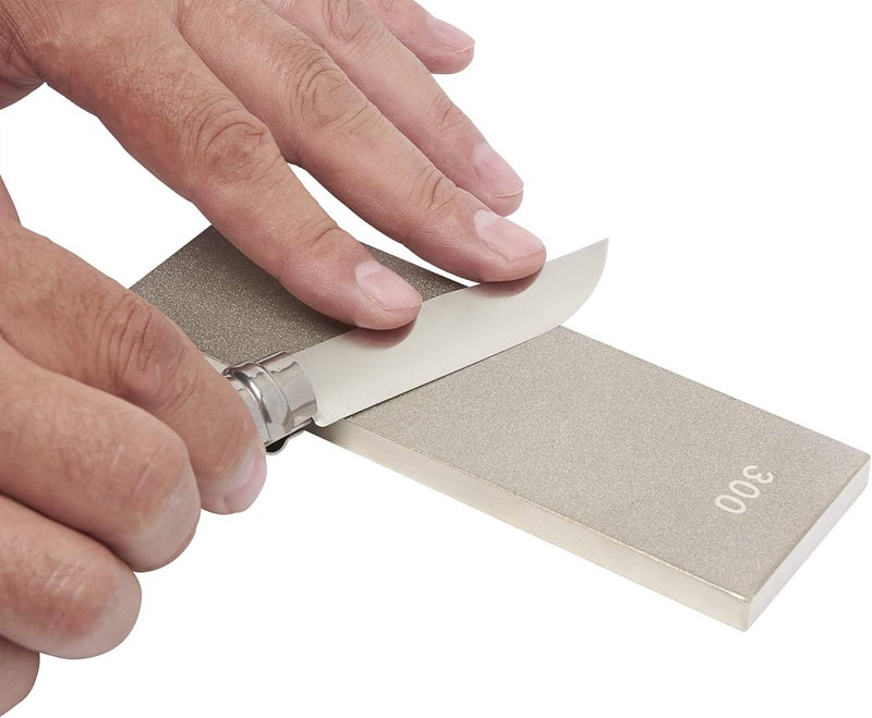 Trend Diamond Sharpening Bench Stone, 6 x 2 Inch, Double Sided (300/1000 Grit) Bench Stone with Cleaning Block & Non-Slip Mat, DWS/W6/FC - Image 5