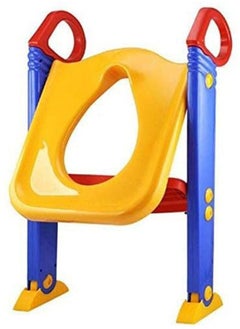 BLOOMING TIME Baby Ladder Toilet Ladder Chair Toilet Trainer Potty Toilet Seat Step up toddler Toilet Training Step Stool for Girls and Boys  - Image 3