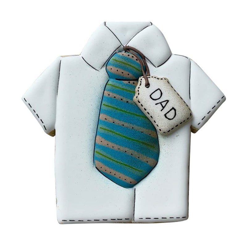 LILIAO LILIAO Dad's Shirt/Sports Jersey Cookie Cutters  3.7""  Stainless Steel  - Image 2