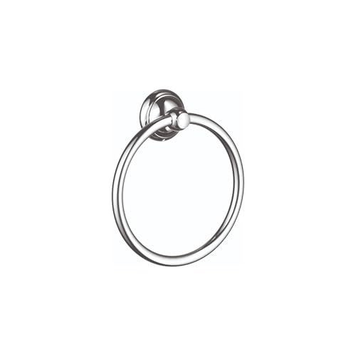 hansgrohe -Towel Ring Timeless 7-inch Classic Holder in Chrome, 06095000 - Image 3