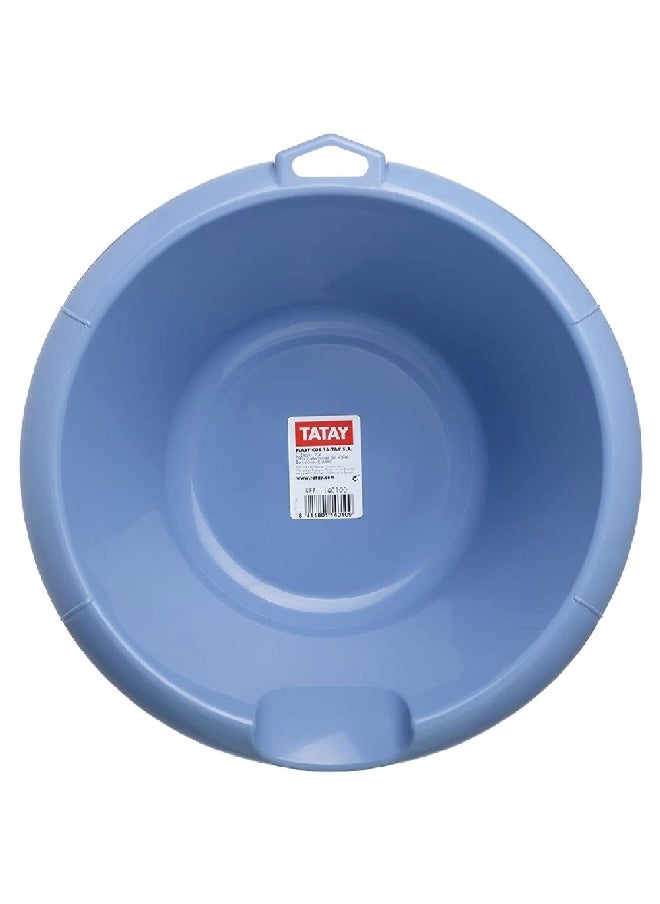 TATAY BPA-Free Round Multi-Purpose Plastic Wash Basin Blue Pigeon 3 Liter 1140100  - Image 3