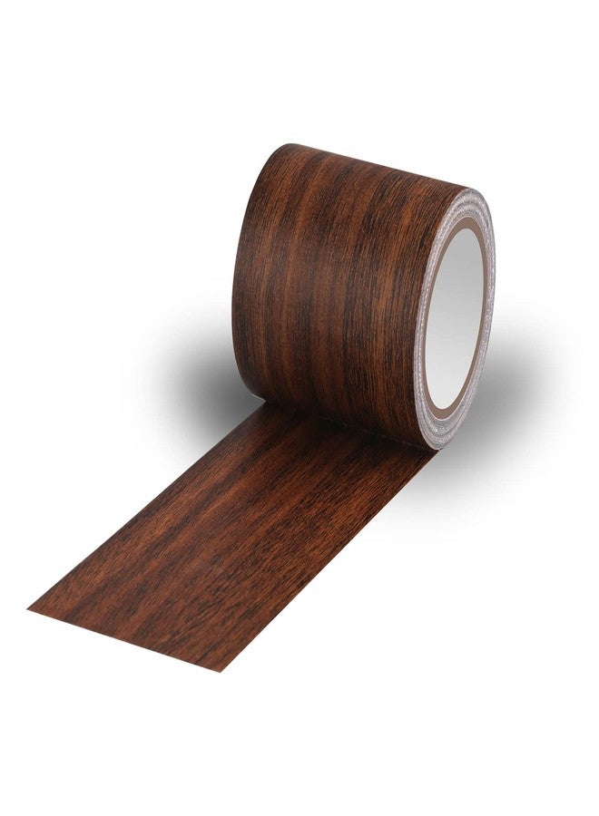 AIEX 1pc Wood Grain Repair Tape, 2.24x180inch Adhesive Wood Grain Repair Patch for Tables, Chairs, Baseboards, Doors (Dark Brown) - Image 1