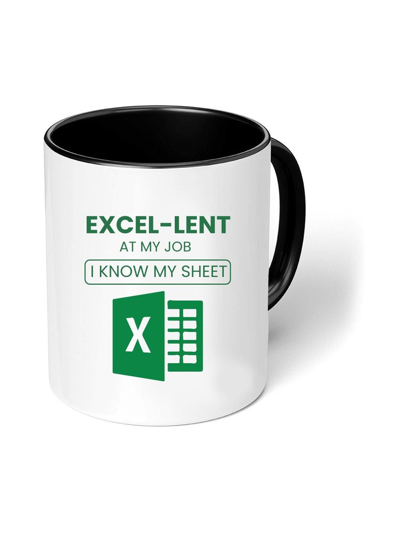 PRINTSHOP4ME Excel Cheat Sheet Printed Coffee Mug-Accountant Gift For Employees-Excel Mug-Group Excel Shortcut Coffee Mug-Birthday Gifts For Coworkers-Colleagues-Friends And Family  - Image 1