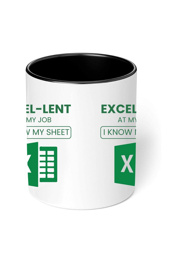PRINTSHOP4ME Excel Cheat Sheet Printed Coffee Mug-Accountant Gift For Employees-Excel Mug-Group Excel Shortcut Coffee Mug-Birthday Gifts For Coworkers-Colleagues-Friends And Family  - Image 4