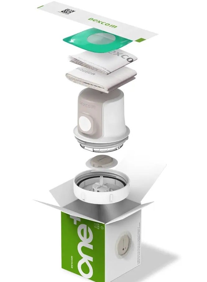 ديكسكوم  عبوتان من نظام مجس مستشعر مراقبة جلوكوز الدم بدون وخز ديكسكوم ون بلس - Image 3