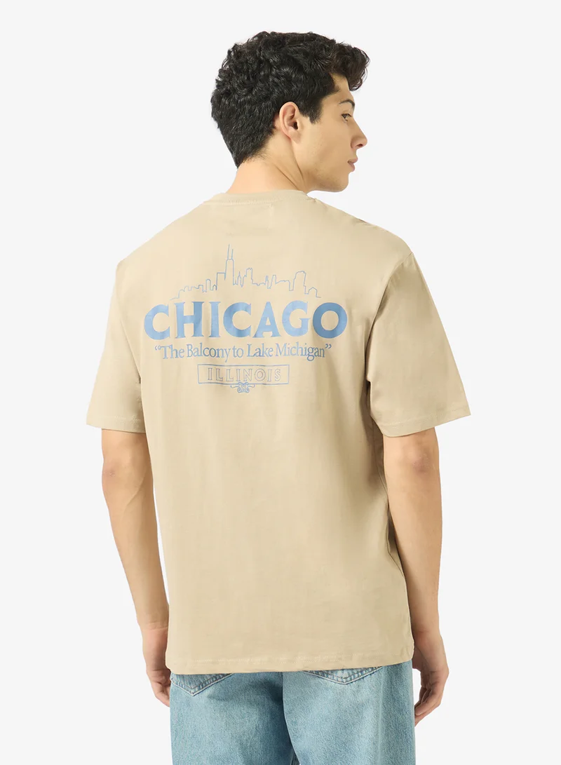 Ripples Mens Drop Shoulder T-shirt