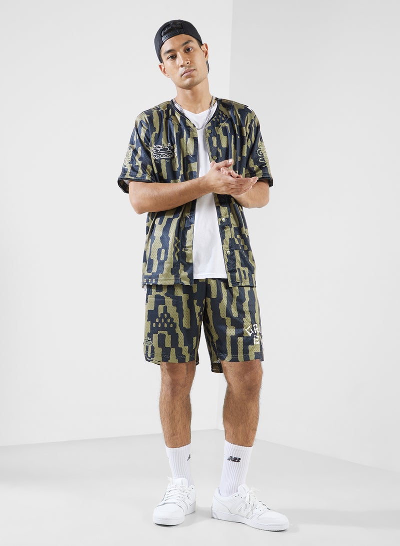 Grimey Lucky Dragon Mesh Baseball Jersey - Image 4