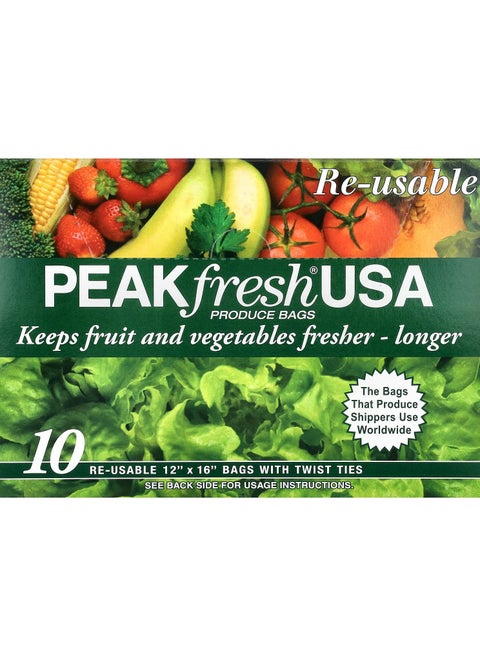 Reusable Produce Bags Set Of 10