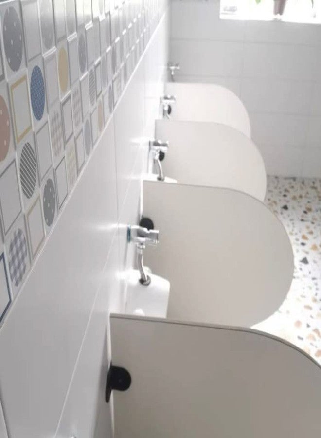 زيرون صمام تدفق المرحاض، صمام تدفق المرحاض المثبت على الحائط من نوع الزر مع صمام تدفق يدوي وإيقاف تلقائي 0.8 جالون لكل تدفق (1) - Image 2