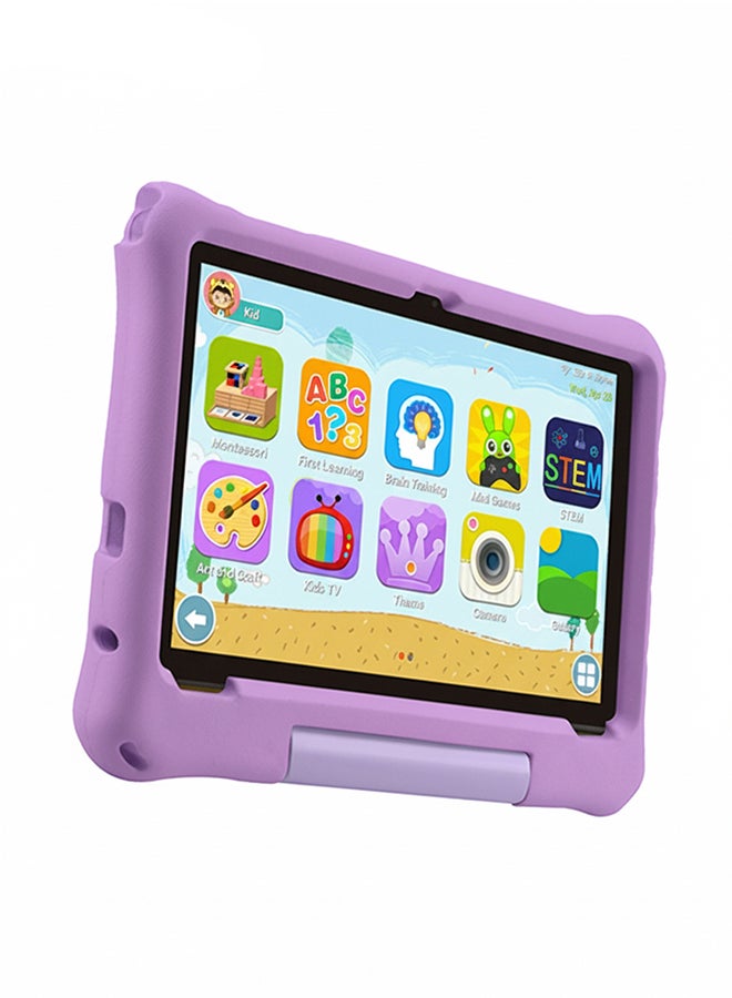 Teletab TL-5 Tablet for Kids 10.1-Inch 4GB RAM 64GB WiFi Silver with Purple Leather Cover | Pen | Wired earphones | Type-C Charger - Image 4