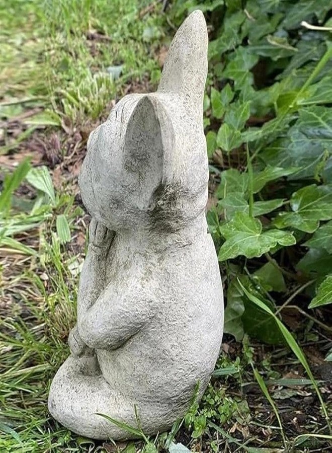YWHWLX Yoga Bulldog Pose Meditation Dog Resin Statue Ornaments Waterproof Prayer Zen French Bulldog Sculpture Crafts Garden Decoration Figurine for Dog Lovers - Image 4