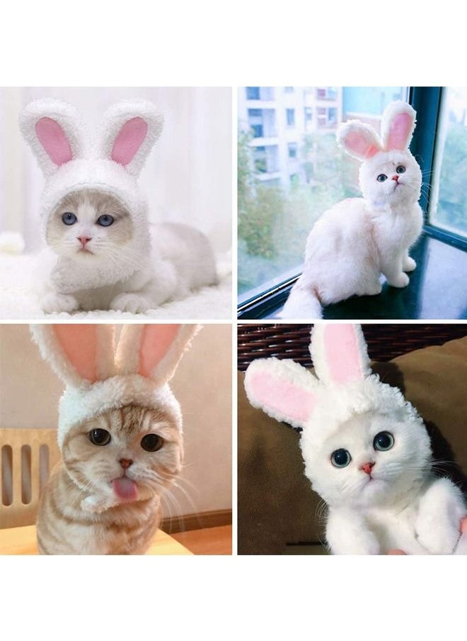 Neostyle Neostyle Cute Party Costume Headwear for Small Kitten White Rabbit  - Image 5