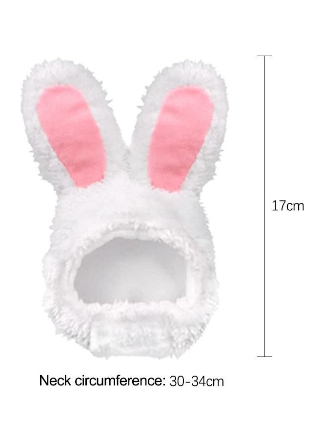 Neostyle Neostyle Cute Party Costume Headwear for Small Kitten White Rabbit  - Image 2