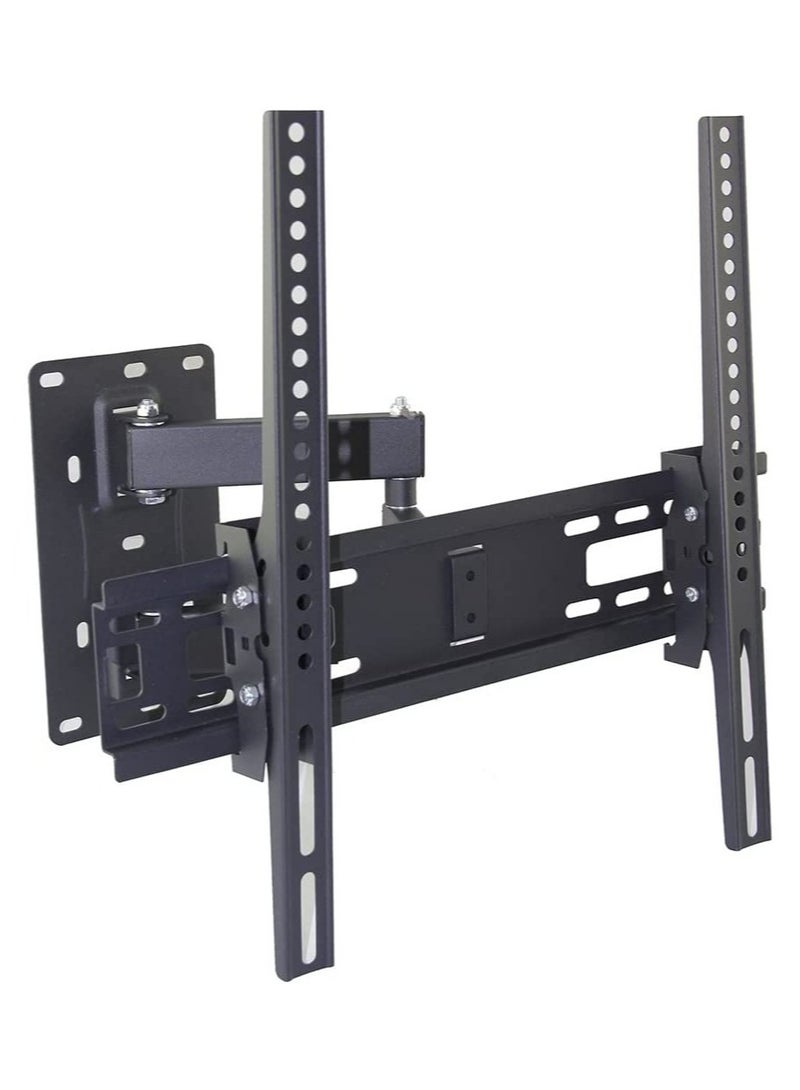 ELTRAZONE Lcd, Led Tv Wall Bracket For 26 Inch To 55 Inch Tv 180 DEGREE Rotation And 15 DEGREE + Tilt View, Swivel Articulating, Full Motion Tv Wall Mount, Black - Image 1