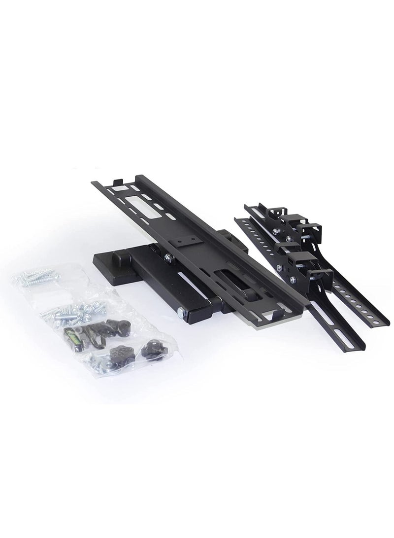 ELTRAZONE Lcd, Led Tv Wall Bracket For 26 Inch To 55 Inch Tv 180 DEGREE Rotation And 15 DEGREE + Tilt View, Swivel Articulating, Full Motion Tv Wall Mount, Black - Image 4