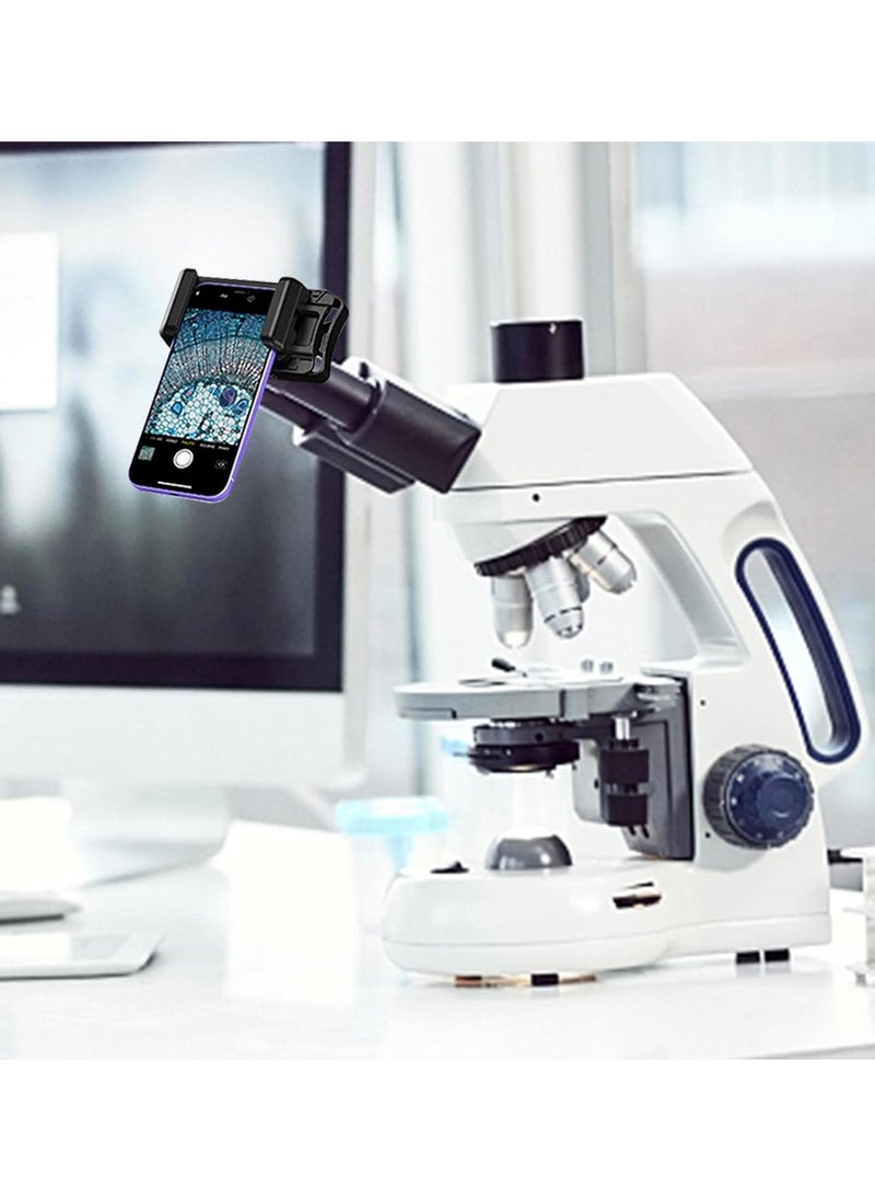 Cellphone Telescope Adapter | Phone Bracket - Telescope Adapter Mount, Compatible With Binocular, Monocular, Astronomical Telescope, Spotting Scope, Microscope