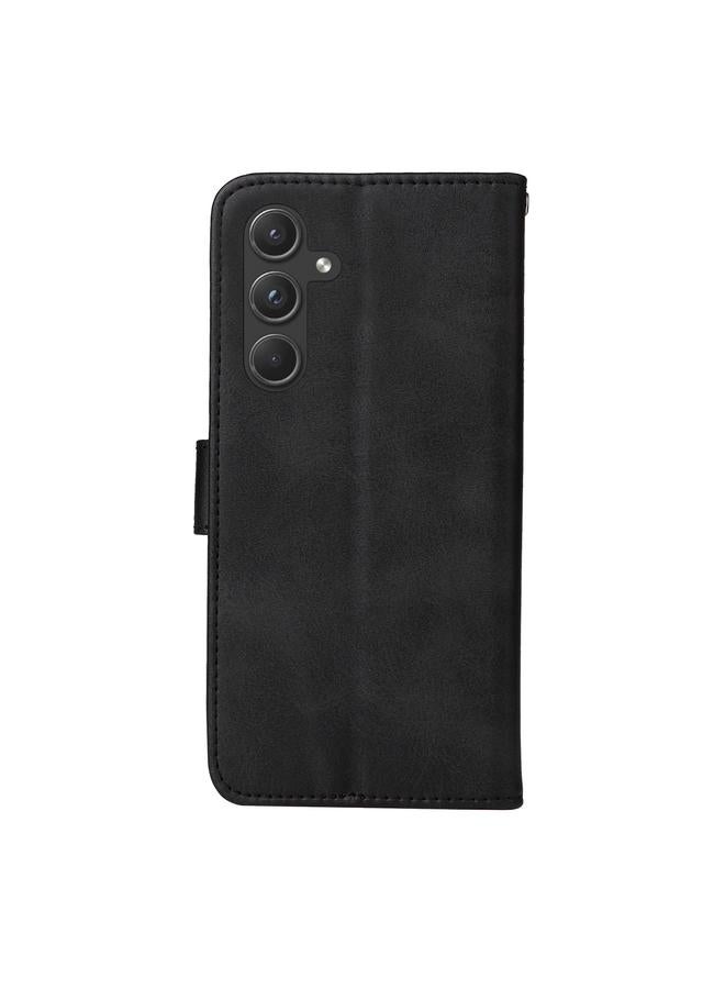 S-TOP Case For Samsung Galaxy A55 Classic Calf Texture Flip Leather Phone Case - Image 3