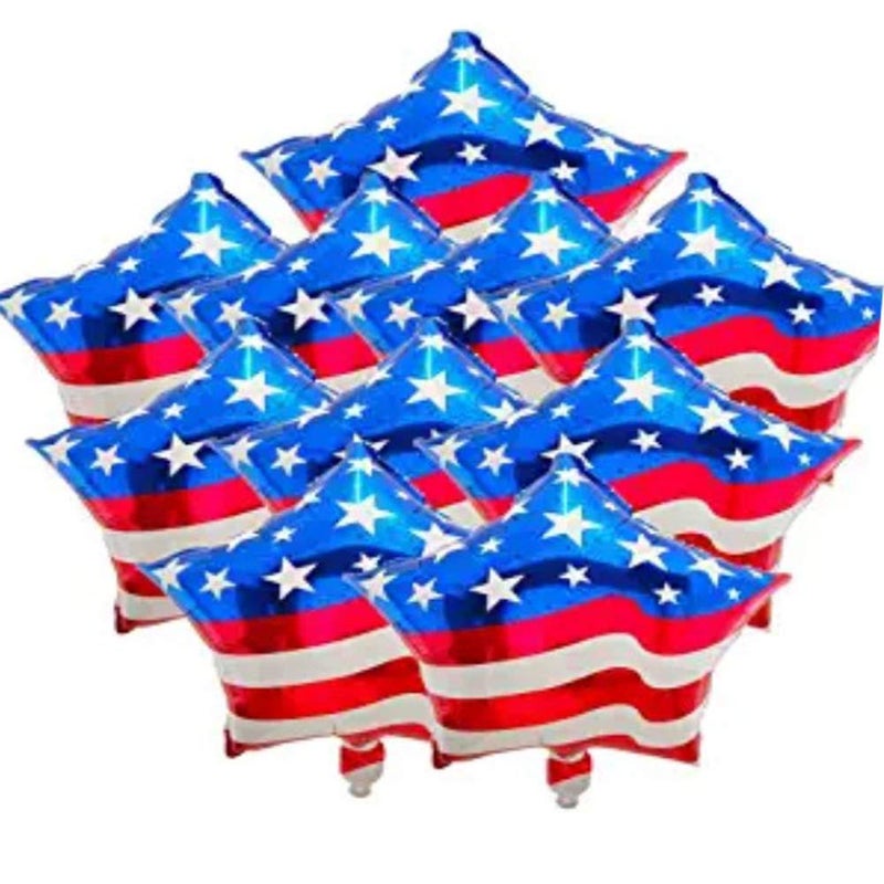 BinaryABC Fourth of July Balloons4th of July BalloonsAmerican Flag Balloon Patriotic Party Balloon Independence Day Labor Day Decoration10pcs 18inch style 1 - Image 3