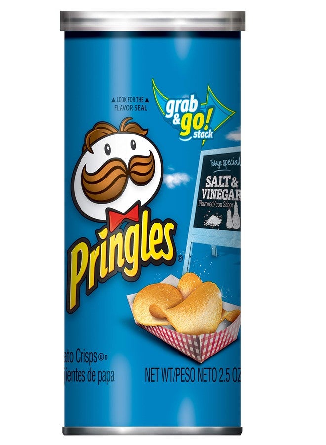 Pringles رقائق بطاطس برينجلز بنكهة الملح والخل (عبوة من 12) - Image 1