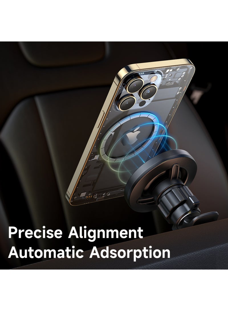 مكدودو Mcdodo حامل هاتف مغناطيسي للسيارة، دوران 360 درجة، تثبيت قوي - Image 3