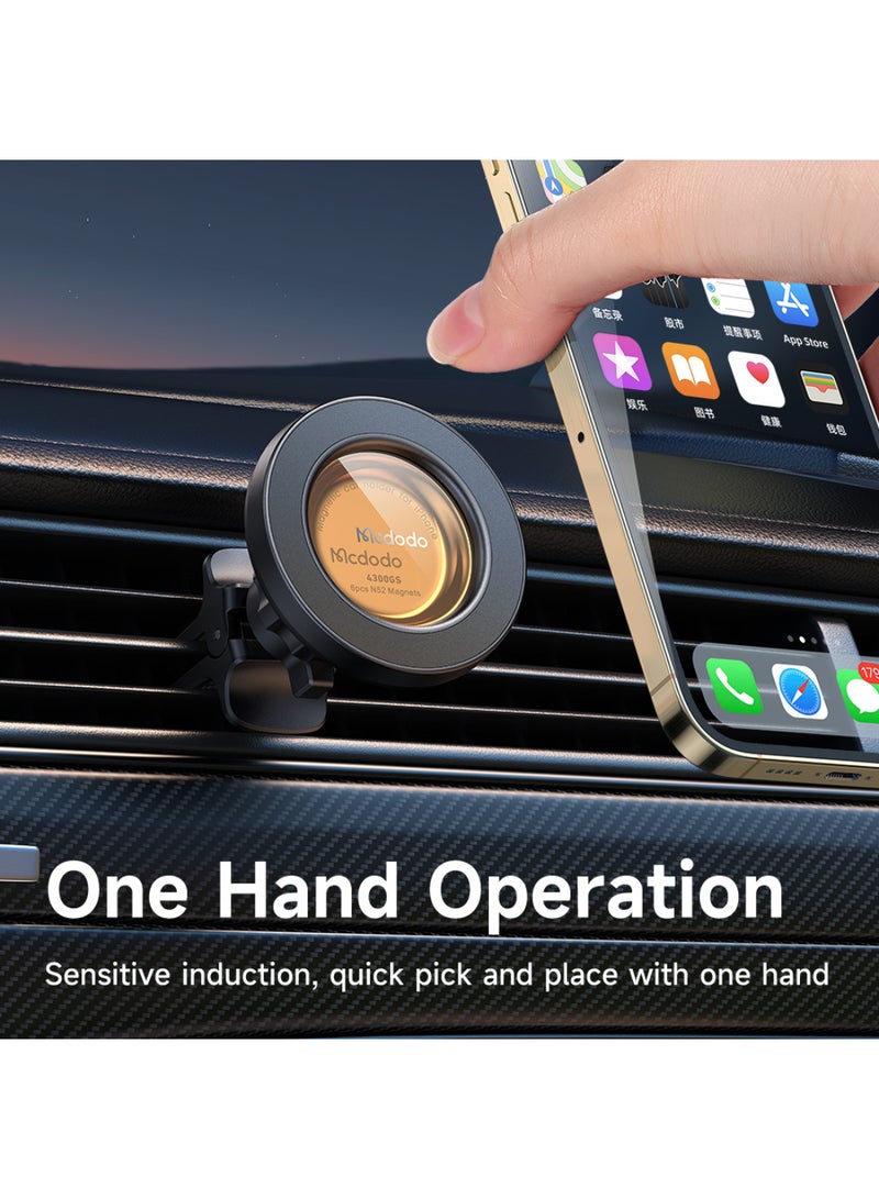 مكدودو Mcdodo حامل هاتف مغناطيسي للسيارة، دوران 360 درجة، تثبيت قوي - Image 5
