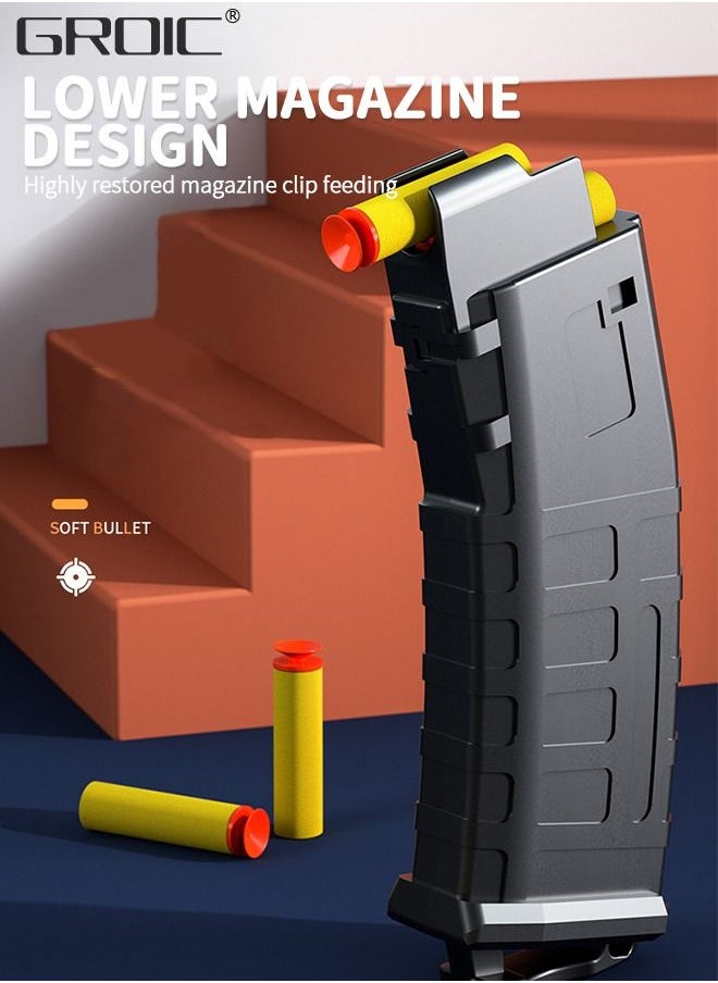 GROIC - Toy Gun Light and Soft Bullets Education Toy,Blaster Gun M416,Double Mirror Effect Toy Guns,DIY Toy with Rich Accessories ,Shooting Games Toys for Kids, Kids Holiday Birthday Gifts - Image 1