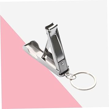 FRCOLOR Stainless Steel Nail Clipper Stainless Steel Nail Cutters Folding Nail Clipper Toenail Fingernail Clippers - Image 2