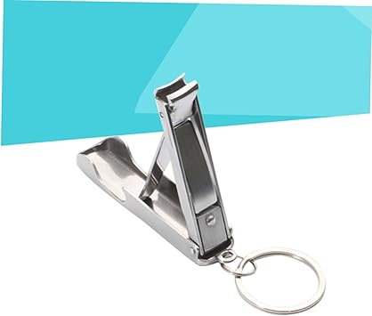 FRCOLOR Stainless Steel Nail Clipper Stainless Steel Nail Cutters Folding Nail Clipper Toenail Fingernail Clippers - Image 4