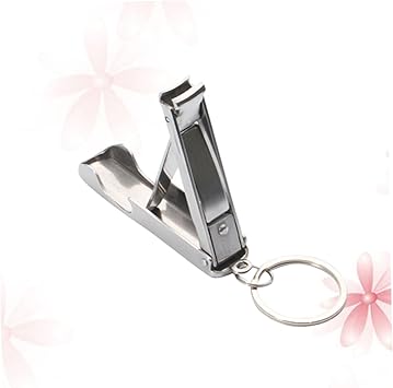 FRCOLOR Stainless Steel Nail Clipper Stainless Steel Nail Cutters Folding Nail Clipper Toenail Fingernail Clippers - Image 3
