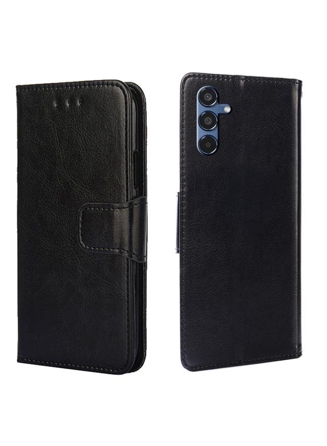 erorex Case For Samsung Galaxy M35 5G Crystal Texture Leather Phone Case - Image 1