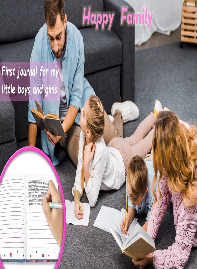 GINMLYDA مفكرة جينمليدا للبنات مع قفل للأطفال، مفكرة حورية البحر 7.1 × 5.3 بوصة، 160 صفحة، دفتر يوميات لطيف للبنات، دفتر ملاحظات سري مع قفل ومفتاح للأطفال الصغار، هدية للكتابة والرسم للأطفال في سن ما قبل المدرسة 6 و8 و12 عامًا - Image 2