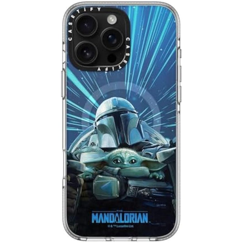 Casetify Clear iPhone 16 Pro Max Case 【Mandalorian Co-Lab/Not Yellowing / 6.6ft Drop Protection/Compatible with Magsafe】 - You Ready for an Adventure Case - Clear - Image 2