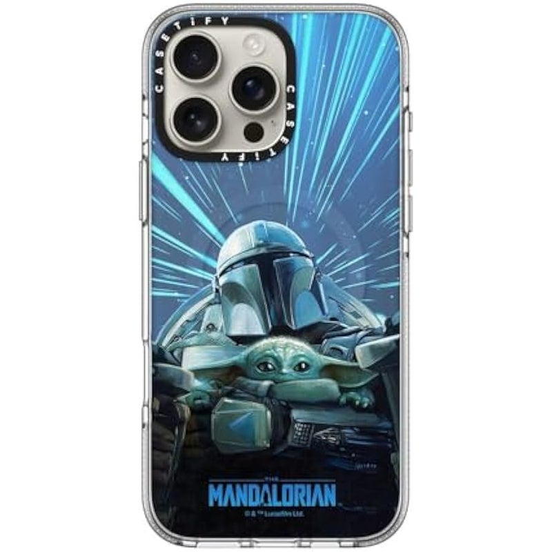 Casetify Clear iPhone 16 Pro Max Case 【Mandalorian Co-Lab/Not Yellowing / 6.6ft Drop Protection/Compatible with Magsafe】 - You Ready for an Adventure Case - Clear - Image 3