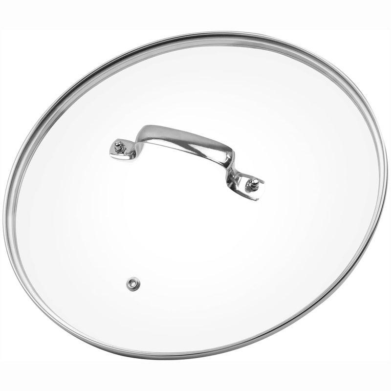 ZUIHUI 10 Inch Glass Lid for Lodge Cast Iron Skillet, 10" OXO Obsidian Frying Pan, Calphalon stainless pans and Other 10-10.25 Inch Kitchenware - Image 1
