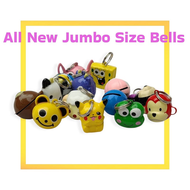 PETLICIOUS & MORE ® Jumbo Size |Design - Monkey Face| Collar Charm Bell for Dogs/Puppy/Cat/Kitten (Pack of One) - Image 3