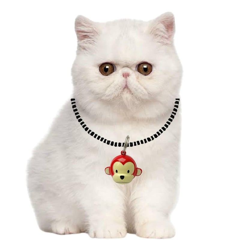 PETLICIOUS & MORE ® Jumbo Size |Design - Monkey Face| Collar Charm Bell for Dogs/Puppy/Cat/Kitten (Pack of One) - Image 2