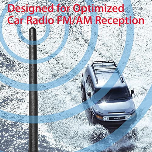 VOFONO Antenna for Toyota FJ Cruiser Accessories 2007-2015, 6 3/4 Inch Stubby Toyota FJ Cruiser Antenna Replacement for Car AM FM Radio Reception - Image 5