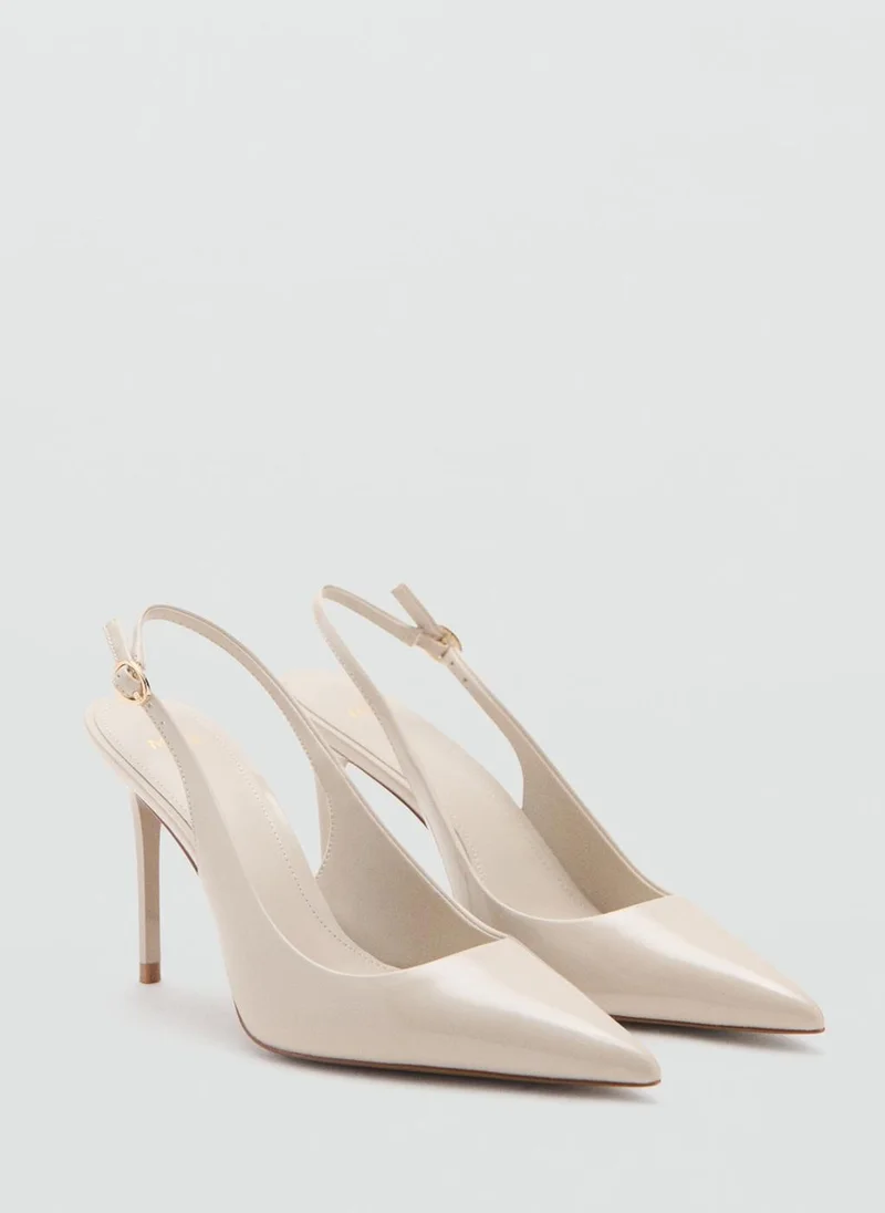 MANGO Patent leather heel shoes