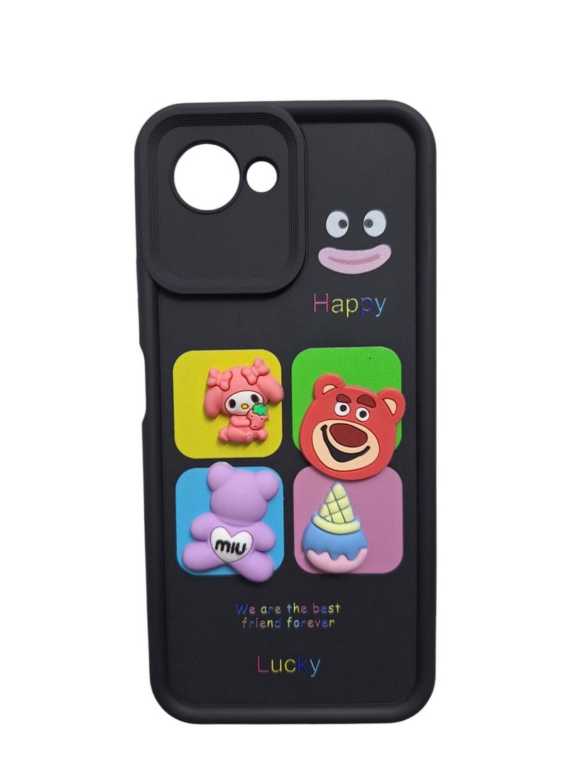 Generic - Back Cover Compatible With Phone Realme C30 / Realme C30S - Multi Color 407 - Image 1