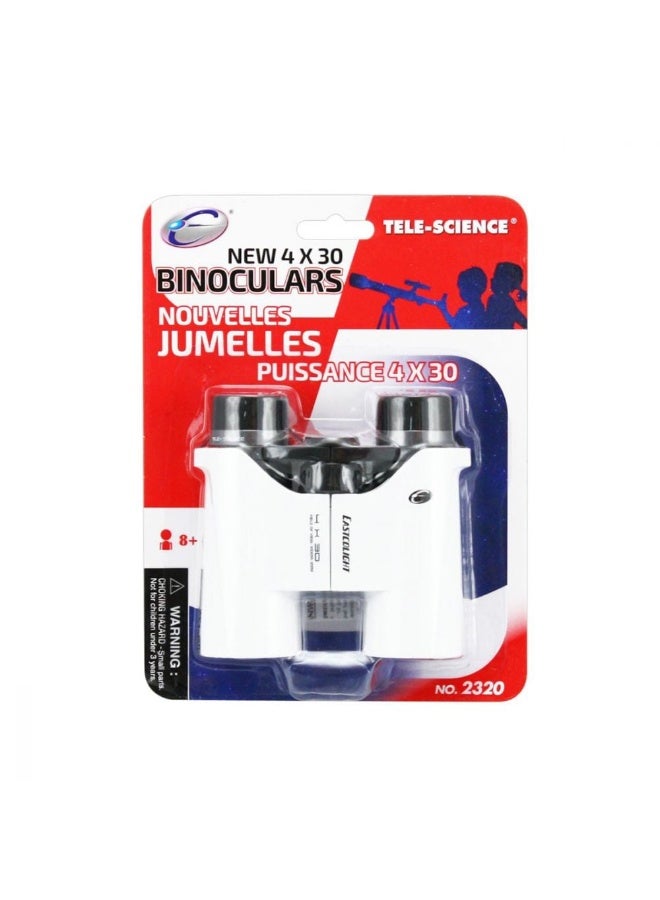 Eastcolight ES 4X30 Power Binoculars (White) - Image 1