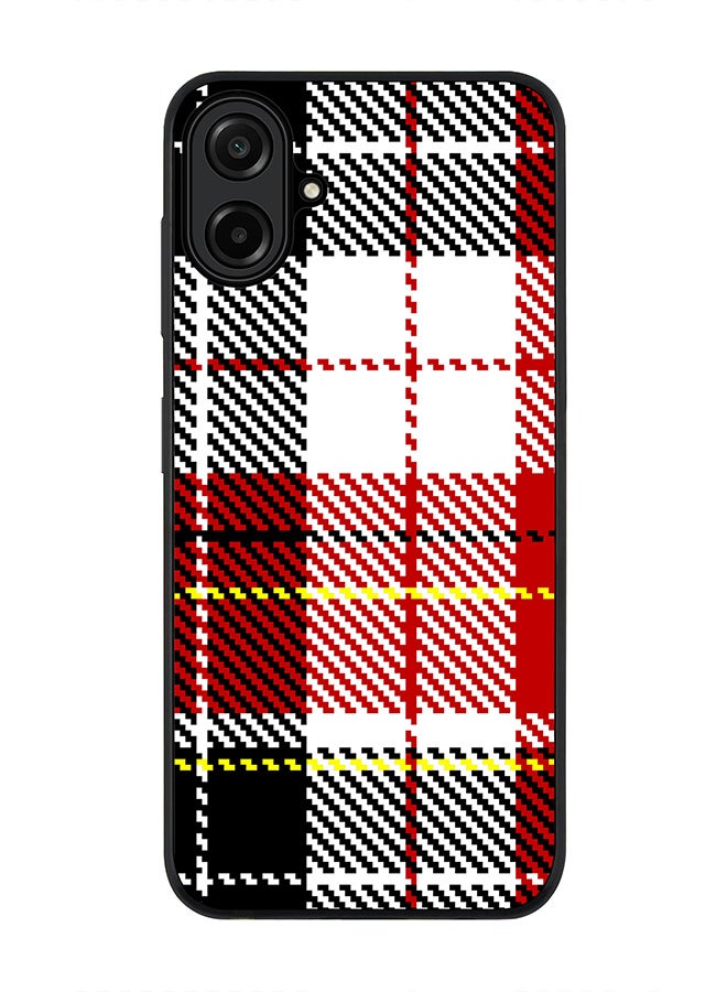 Stylizedd For Samsung Galaxy A07 4G Case,Slim fit Camera Protection, Shockproof Thin Phone cover  - English Flannel