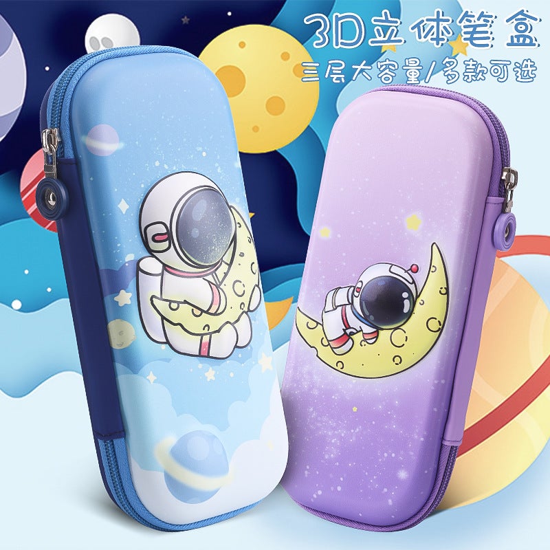 Children'S Stationery Box Primary School Cartoon 3D Pencil Bag Large Capacity Pencil Case Cute Pencil Case Boys And Girls Pencil Bag Prizes - Image 4