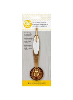 Wilton Wilton Navy & Gold Nesting Measuring Cups with Snap-On Ring, 4-Count  - Image 3
