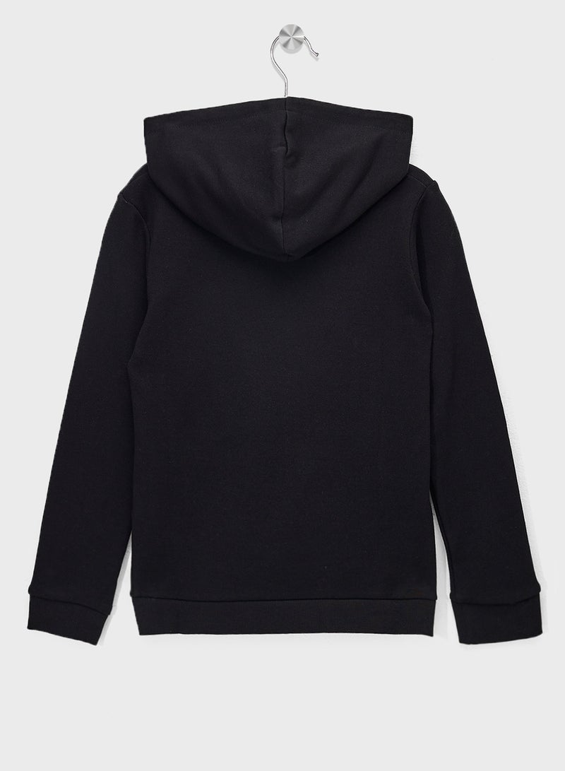 GUESS Kids Logo Fleece Hoodie  - Image 2
