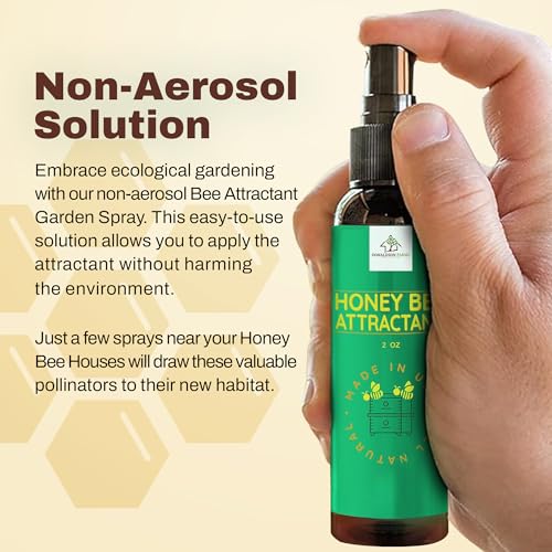 Donaldson Farms - Honey Bee Attractant Spray - Bee Hive Lure for Gardens, Beehives, Flowers & Fruit Trees with Natural Lemongrass Oil Formula, Easy to Use for Beekeepers & Pollinator Support - 2 oz - Image 4
